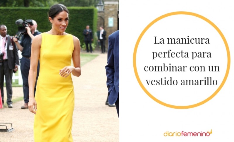 Color De Uñas Para Vestido Amarillo